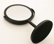 SPPTY Specchio a Doppia Faccia da controsoffitto Specchio ingranditore a Rotazione HD a 360 ° (5 Pollici/Nero Opaco)