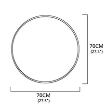 Specchio da bagno a LED Rotondo con Interruttore antiappannamento e Touch,Specchio Lampada dimmer Continuo,Specchio da Parete a retroilluminazione Impermeabile a Risparmio energetico(Luce Bianca/Cal