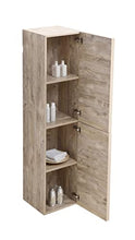 Badplaats B.V. Mobiletto del Bagno Vermont 172 cm Nature Wood - Mobiletto armadietto per Il Bagno, Armadio mobili Cabinet Laterale