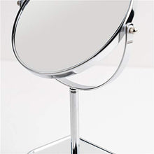 Specchio da Parete Specchio Toeletta Appoggio Appoggio 1x / 3X, Specchio Ingranditore Rotondo A Doppia Faccia con Ingrandimento Girevole A 360 °per Camera Letto Bagno Barba 33 X 18 Cm Incolla Il Tipo