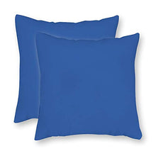 FabricMCC - Set di 2 federe per cuscino per esterni, colore: arancione