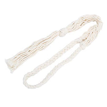 Portabottiglie per vino Borsa per appendere bottiglie in corda di cotone lavorata a mano stile bohemien(Beige)