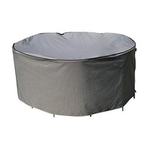 SORARA Copertura Protettiva per Tavola Rotonda, Grigio, Ø 213x90 cm