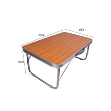 SXGKY Scrivania per Computer Pieghevole, Tavolo da Pranzo per Bambini, Tavolo in Alluminio Portatile, Sia per Uso Interno Che Esterno, 65x40x30 cm Scrivania Portatile FF