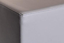 Sedile cubo Grigio chiaro Dimensioni: 35 cm x 35 cm x 42 cm