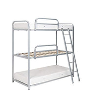 LETTO A CASTELLO 3 POSTI TRIPLETS - Argento - 80 x 190