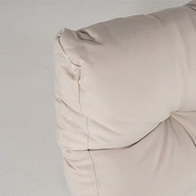 Edenjardi Cuscino con schienale piccolo per pallet, dimensioni: 40 x 60 x 16 cm, colore: beige, idrorepellente.