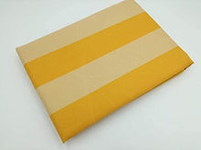 tenda da sole a righe con ganci e anelli - telo parasole a caduta per balcone (marrone, 150x300)