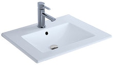 Cygnus Bath - Lavabo in Ceramica di 60 cm, ultrapiatto