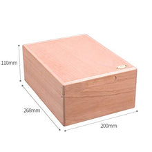 XZJJZ Cigar Table Top Box - Ideale for i Viaggi versatilità, buona Tenuta, Portable Legno di Cedro