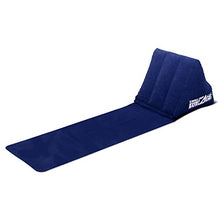 IGGI - Cuscino Lungo con Schienale rialzato, Modello Sedia a Sdraio, per Campeggio e Giardino, Colore: Blu