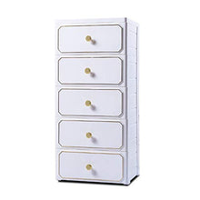 Wenzhihua Armadio per Organizer Portatile Plastica Cassetti Organizzatore unità for la Camera da Letto Closet Ingresso Corridoio Facile da Montare Extra Resistente e Resistente