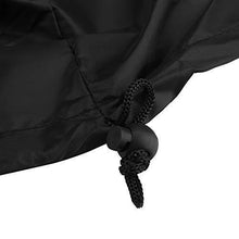 Terrazza Copertura per Sedie Anti Polvere Anti-UV Impermeabile Rip Resistente Copertura per Mobili Sedia Divano Tavolo Protettore per Poltrona Giardino in Vimini All'aperto (Black) - Arredi Casa
