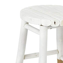 Black Velvet Studio SgabelloI Love Bambu, per Il Bagno, Rustico, Bamboo, Colore Naturale, 44x31x31 cm.