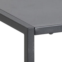 AC Design Furniture Nino Comodino con 1 Ripiani, L: 45 x A: 50.5 x P: 40 cm, Nero, Metallo, 1 pz