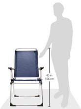 Lafuma Mobilier LFM2772 Sedia Pieghevole, Blu, 62.5x67x111 cm
