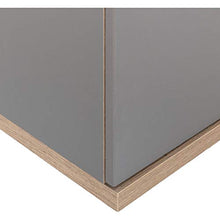 Meubletmoi STOR 7098 - Armadio da Dressing a 2 ante a battente, effetto rovere grigio