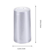 Hemoton 200 capsule termorestringenti in PVC, per bottiglie di vino, per vino, per cantine e uso domestico, 30 mm (argento)