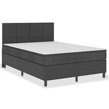 FAMIROSA Letto a Molle Grigio Scuro in Tessuto 140x200 cm-4798