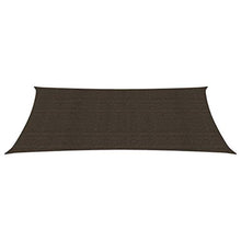 vidaXL Vela Parasole 160 g/m² Marrone 5x7 m in HDPE