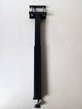 Piede per letto centrale e rinforzo, altezza da 20 a 32 cm, colore nero (PLC200N)