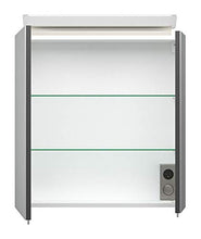 Set mobili bagno 60cm Dotazione Premium incl. Luce a LED, antracite