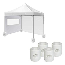Aktive 62201 - Confezione 4 supporti bianchi per gazebo 25 x 25 x 25 cm Garden