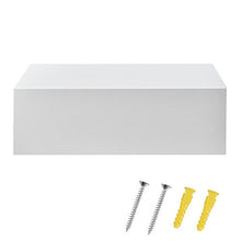 Mensola da Parete con cassetto - Bianco Opaco - 46x30x15cm
