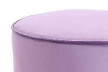 One Couture - Sgabello in velluto, con base in metallo, colore: Viola
