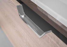 OrionShop Mobile Bagno Sospeso Gemini da 120cm Rovere Chiaro con Lavabo Specchio e Lampada LED Inclusi
