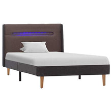 SKM Giroletto con LED Grigio Talpa in Tessuto 100x200 cm (18.45kg)