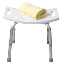 Sgabello per Doccia Bagno antiscivolo bianco altezza regolabile