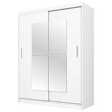 Selsey Vaniva - Armadio - 2 ante scorrevoli - bianco - 150 cm - con specchio