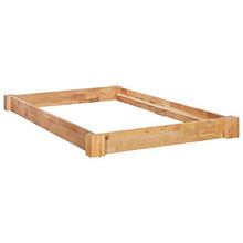 BIGTO - Struttura per letto in legno di rovere massiccio, per camera da letto, 120 x 200 cm