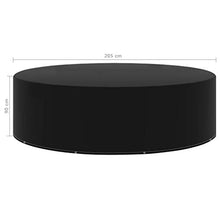 E E-NICES Copertura per Mobili da Giardino con 10 Occhielli 205x90 cm