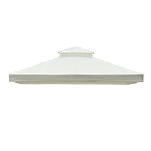 Outsunny Tetto sostitutivo per Gazebo Tenda da Giardino 3x4m (Crema)