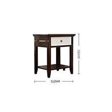 Forma semplice e durevole e pratica del comodino del comodino di legno solido del comodino del comodino