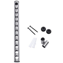 RETYLY Stainless Portabottiglie da Parete in Acciaio da Bar con 12 Bottiglie