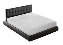 BiancheriaWeb Traversa Coprimaterasso per Letto in Spugna 100% Cotone Jacquard Made in Italy Angoli Elasticizzati Matrimoniale Bianco