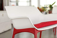 BICA Luxor Lounge Set Bianco/Rosso Giardino
