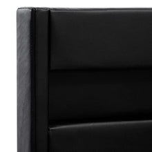SKM Giroletto con LED Nero in Similpelle 140x200 cm (45.6kg)