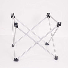 Portable Light Weight Aluminum Alloy Outdoor Folding Table For Camping Beach Backyards BBQ Party Size 40x34.5x29cm