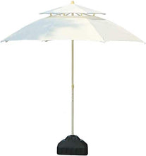 Ombrelloni da giardino ombrellone Ombrellone 7.5ft / 9ft Double Top Ombrellone, Ombra esterna Sdraio for la spiaggia / piscina / Ombrelloni da giardino tondo protezione solare (Colore: Rosso, Dimensio