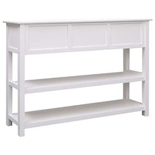 FAMIROSA Credenza Bianca 115x30x76 cm in Legno