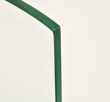 Mensola angolare in vetro, spessore 6 mm, con 2 staffe cromate, dimensioni 250 x 250 mm