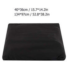 Dioche Eck - Copridivano elasticizzato, a forma di L, con penisola sinistra/destra, 3 + 2 posti, con penisola elasticizzata per divano (nero)