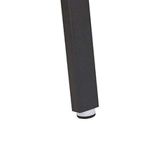 Beliani Comodino Stile Industrial Rustico Legno Scuro Gambe in Ferro Vonore