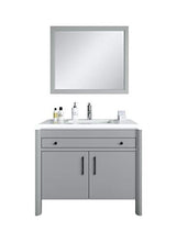 Badplaats B.V. Mobili da Bagno Jura 100 cm Grau - Armadio mobiletto lavabo Mobili Armadietto