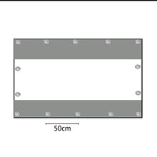 GDMING Esterna Tenda del Gazebo, Telone Impermeabile Robusto Partizione Tenda della Porta con Occhielli per A Prova di Vento Anti Nebbia, Personalizzabile (Color : Chiaro, Size : 1.9x6m)