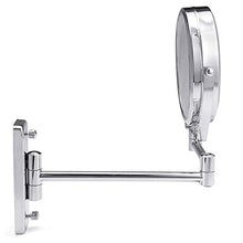 Specchio per Il Trucco Specchi Cosmetici per Trucco da Barba con Illuminazione A LED da 6"per Montaggio A Parete, Ingrandimento 7X Specchio per Il Trucco da Viaggio Portatile